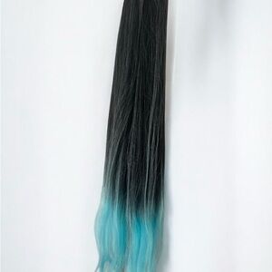 Black and Blue Ombre sintetic hair